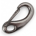 stainless Snap Hook with springclip 70mm