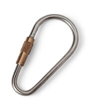Stainless snap hook with ribbed screw & brass -Screw Link