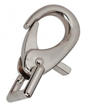 Cliphook with rechtCornerige clip nickel-plated 22mm