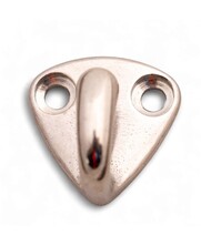 Stainless Fenderhook 27x27mm  A4 quality - double hole "Heidi"