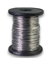 Edelstahl  Eisendraht- Niro rostfrei 0.7mm 50 meter