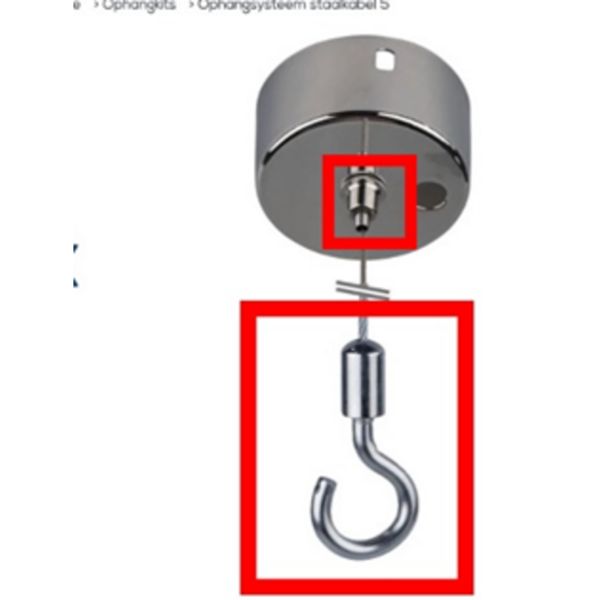 Ophangsysteem staalkabel 5