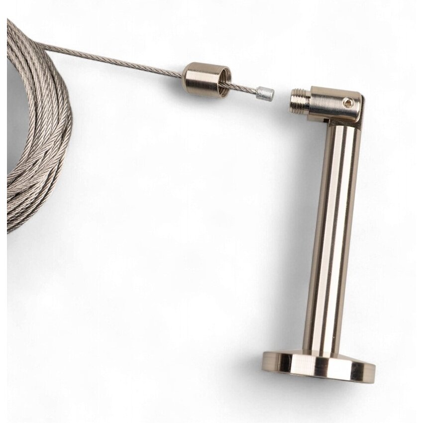 Stainless Steel Cable Curtain Hanging System - Cable as Curtain Rod - Deluxe