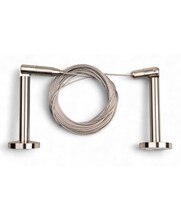 Stainless Steel Cable Curtain Hanging System - Cable as Curtain Rod - Deluxe