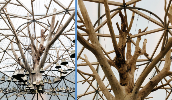 Staalkabels tillen kunst naar een hoger niveau – letterlijk!