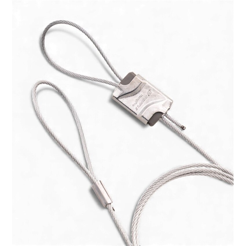 Hangpro Automatic Wire Clamp with 1 Meter Steel Cable – Quick-Lock System for Secure Mounting and Adjustment