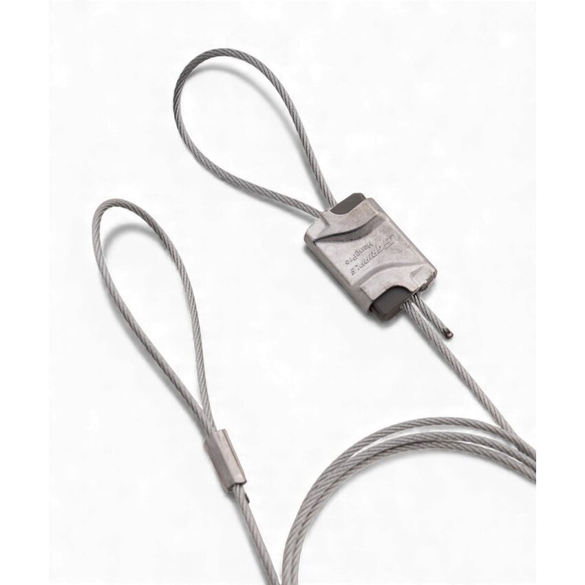 Hangpro 2 Automatic Wire Clamp with 1 Meter Steel Cable – Quick-Lock System for Secure Mounting and Adjustment