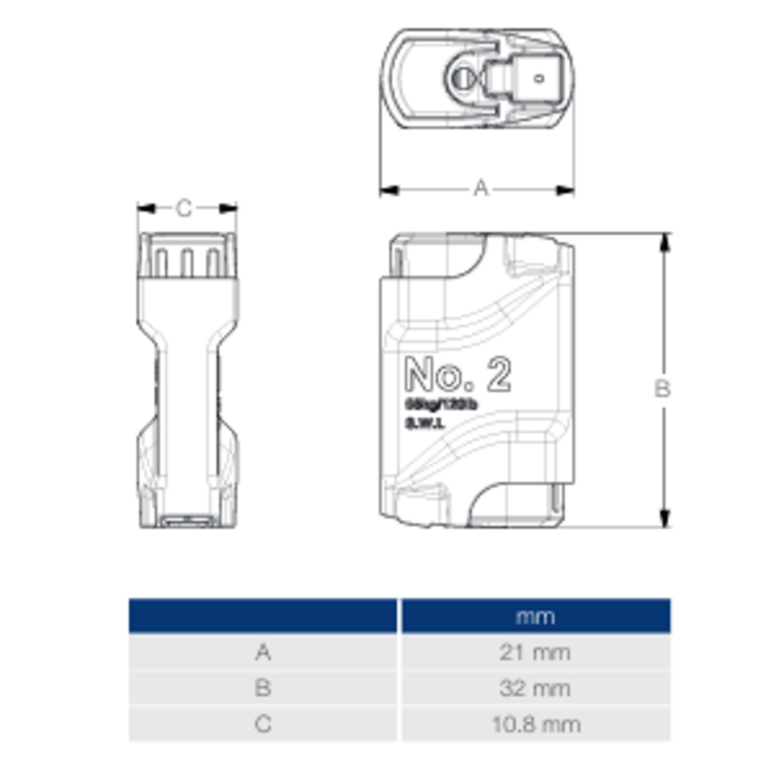 Hangpro Automatic Wire Clamp with 1 Meter Steel Cable – Quick-Lock System for Secure Mounting and Adjustment