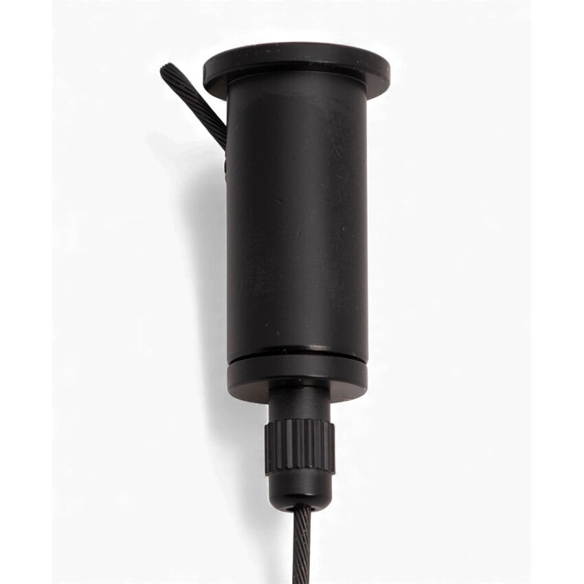 Black Ceiling Mount with Set Screw