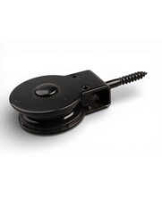 Screw pulley with polyamide wheel black
