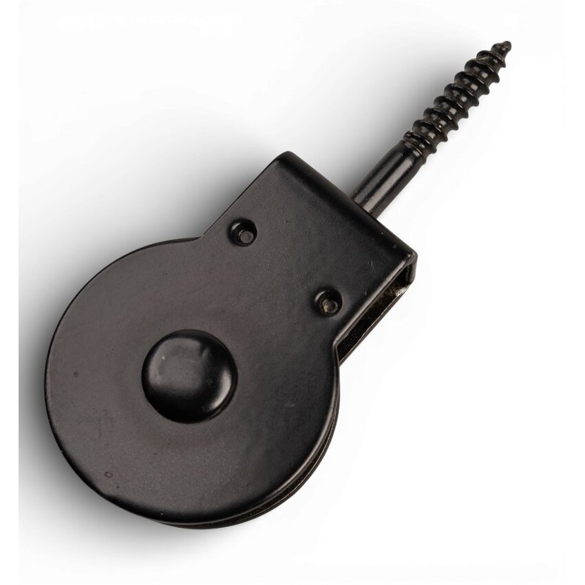 Screw pulley with polyamide wheel black