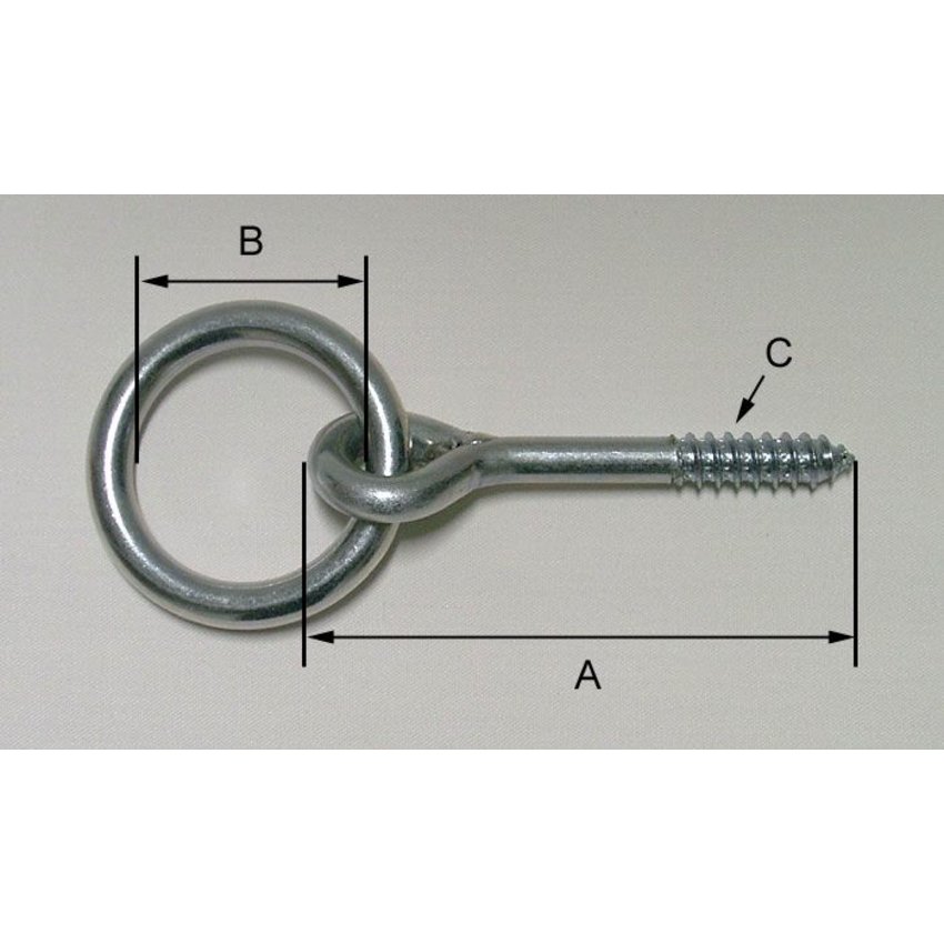 screw-eye woodthread 10cm