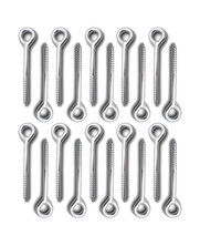 Zware Schroefogen met houtdraad 8x130 20stuks pakket