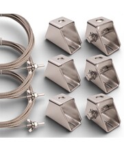 Stainless steel cable tension kit 9-piece – 316 stainless steel, complete tension set for outdoor use and harmonica shade sai