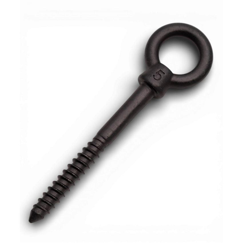 Stainless Screw-eyes 5x50 black