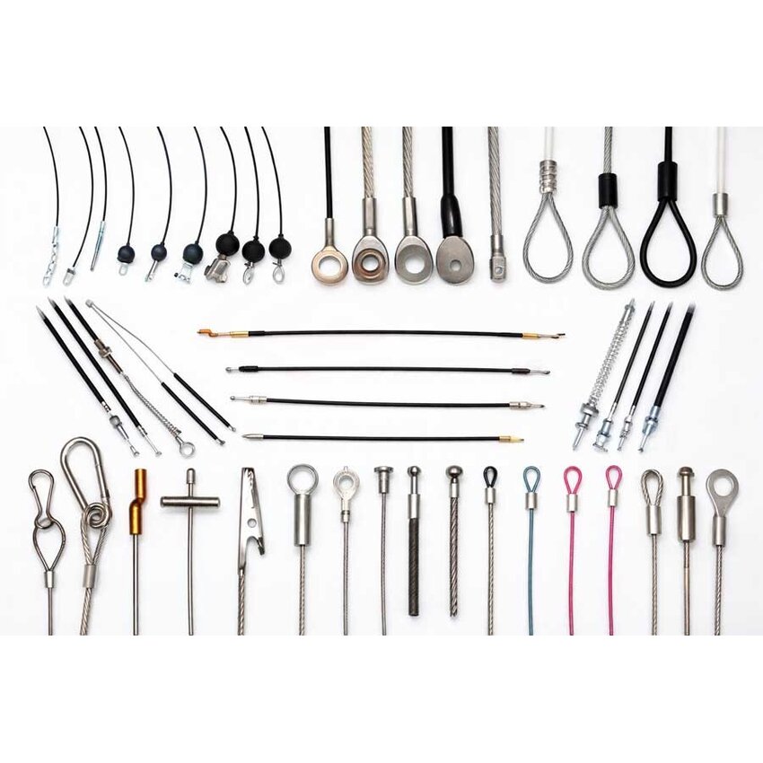 Have custom steel cable made | With end eyes, terminals & crimps Technx