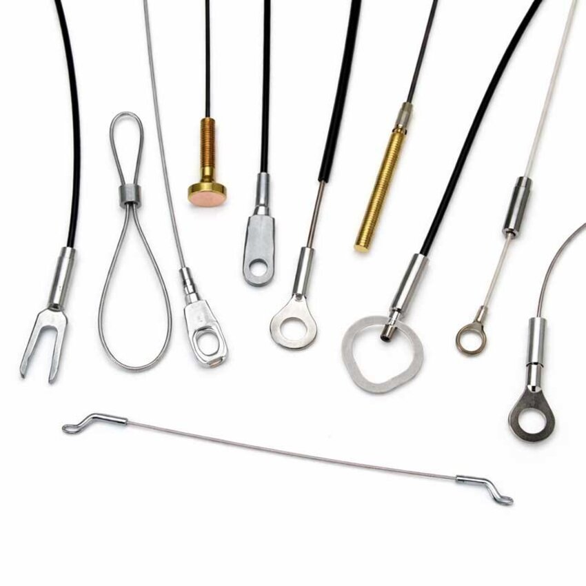 Have custom steel cable made | With end eyes, terminals & crimps Technx