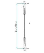 Ophangkit staalkabel 11 Custommade