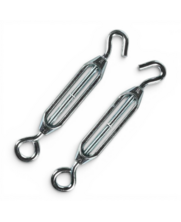 M6 turnbuckles with hook and eye 2-piece