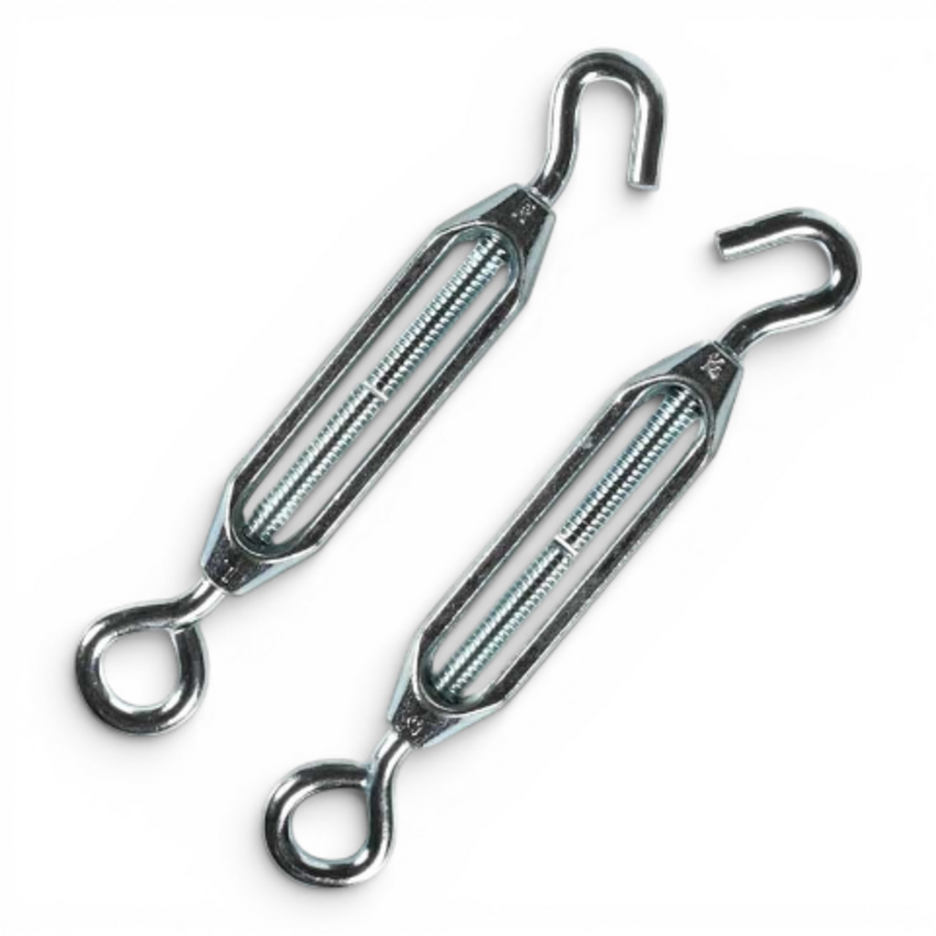 M6 turnbuckles with hook and eye 2-piece
