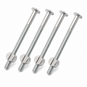 Connecting bolt and nut m6x80mm 4 pieces
