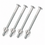 Galvanised connecting bolt and nut M6x80 4 pieces