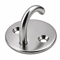 Edelstahl-Ösenplatte mit Haken