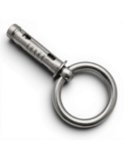 316 Stainless Steel Stable Ring with Clamp Bolt Fixing – Rust-Resistant Tie Ring for Horse Stables and Livestock Farming