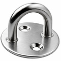 Rvs Oogplaat Rond 40mm x 6mm