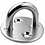 Stainless Steel Pad Eye Plate 40x6 mm AISI 316 – With 2 Countersunk Mounting Holes for Rope, Chain and Wire Rope