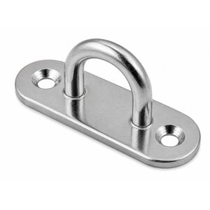 Stainless Eyeplate Oblong 8x80mm