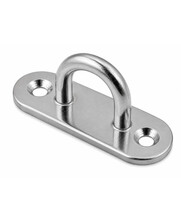Edelstahl Augplatte länglich 5x45mm