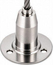 Steel Cable Holder up to 5 mm with Automatic Ball-Grip System – Professional Ceiling and Wall Mount for Steel Cables, Lighting and Displays – Maximum Load 80 kg
