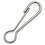 Galvanized Simplex Hook 60 mm for Wire Rope, Rope and Chain – Spring Connecting Hook