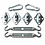 Universal mounting kit for shade sail