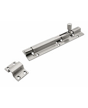 Stainless Steel Door Bolt 150 mm Brushed – Stainless Steel 304 Slide Bolt for Gates, Doors, Shed Doors and Fences