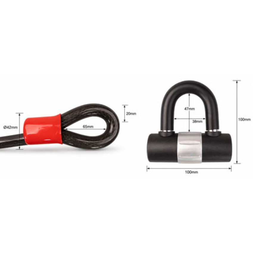 Cable lock 2 meter safetylock XL