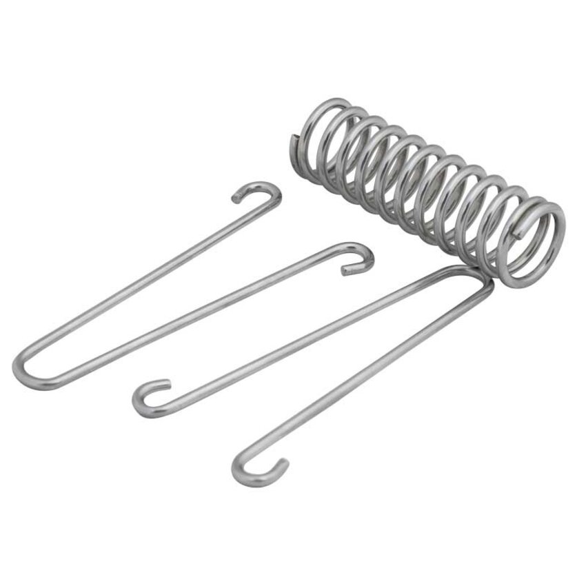 Stainless Steel Tension Spring 92 mm, Pack of 4 – Strain Relief for Wire Rope, Shade Sails and Tents
