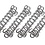 Stainless Steel Tension Spring 92 mm, Pack of 4 – Strain Relief for Wire Rope, Shade Sails and Tents