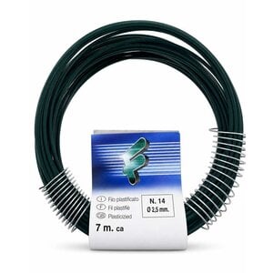 Green Plastic-Coated Wire 2.5 mm – 7 m