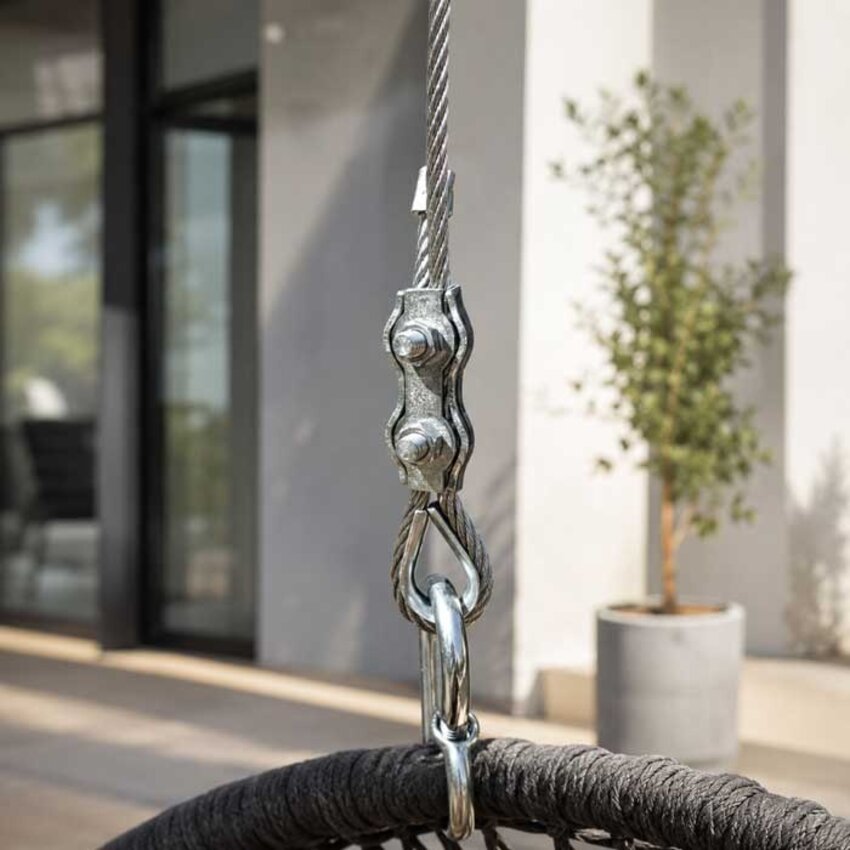 2 mm Galvanized Duplex Clamp for 2 mm Wire Rope – 1 Piece