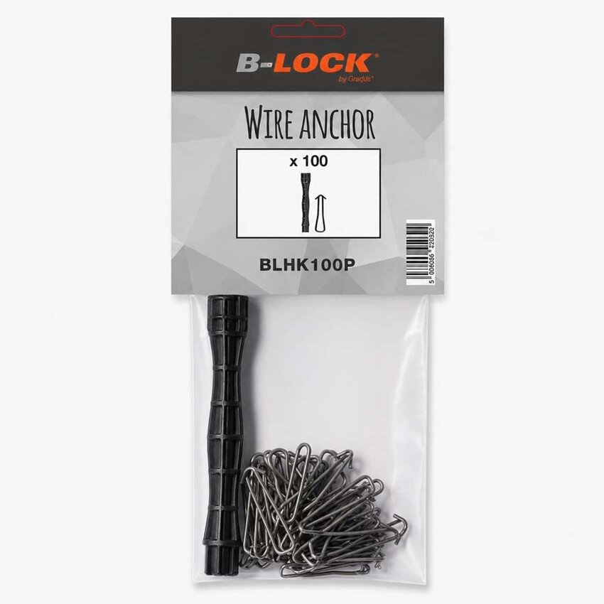 Betonankers M8 x 30 mm met indrijver - 30 stuks