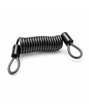 Curlcable with loops fitted with isolated pressclips - 2.5mm