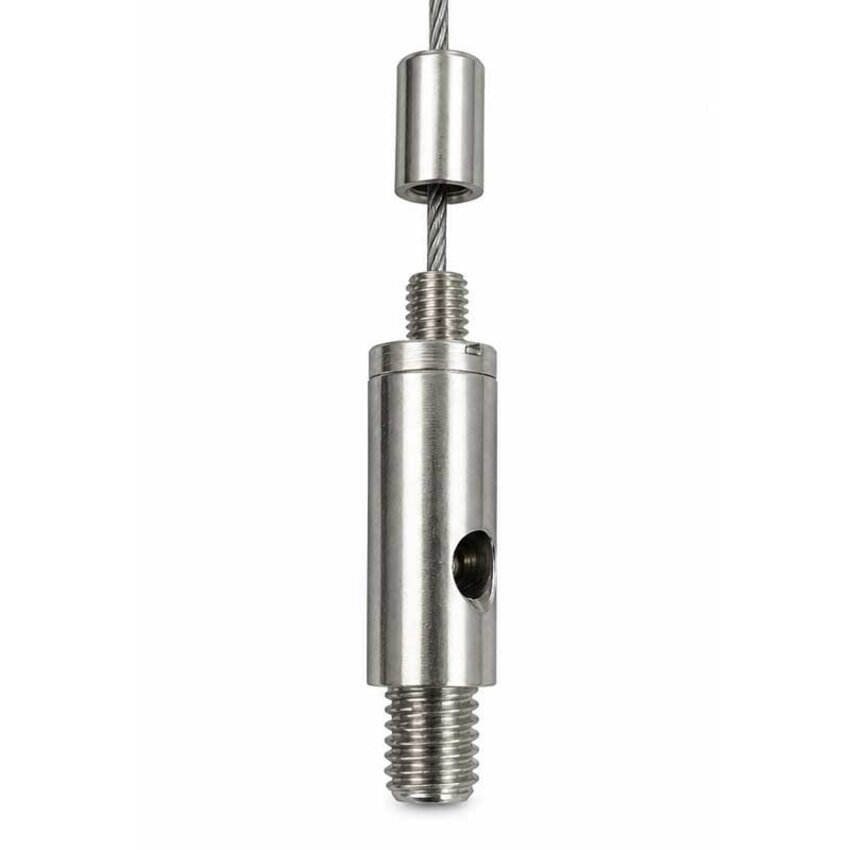 Adjustable M6 Cable Suspension System with Locking Screw
