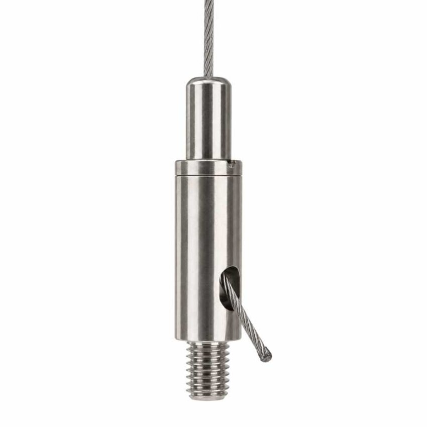 Adjustable M6 Cable Suspension System with Locking Screw