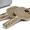 Spare key for keyed-alike block lock 80 mm