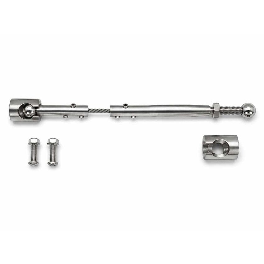 RVS 316 kabelspanner met kogelkop en inbusbevestiging voor DHZ
