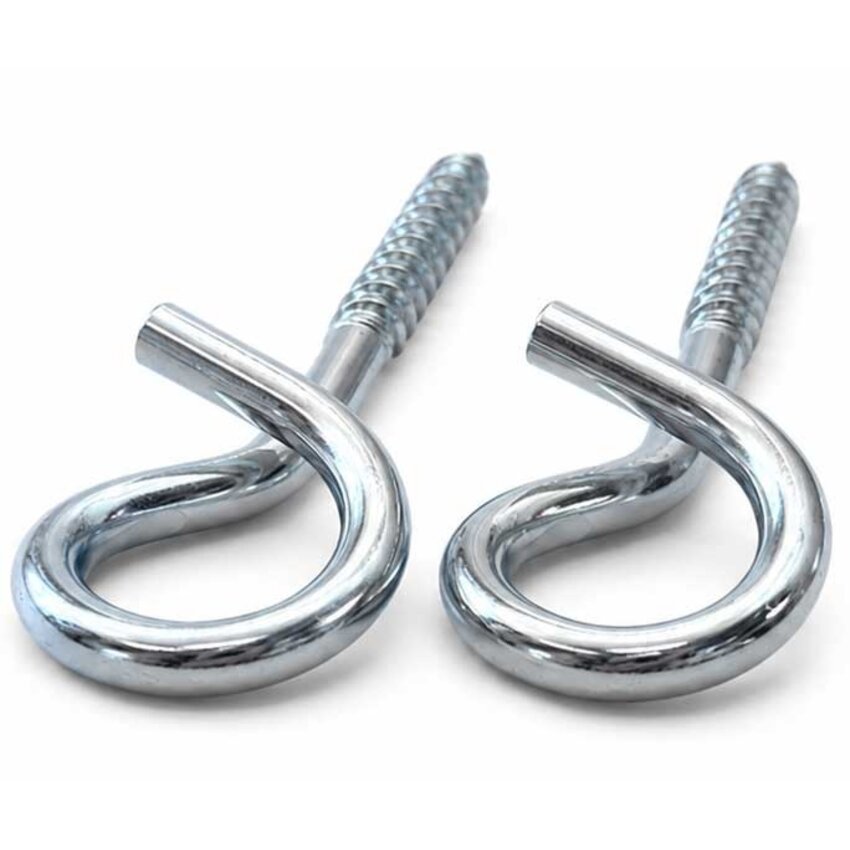 Swing hook set with curl 10x125mm 2 pcs