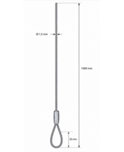 Op maat gemaakte staalkabel met oog