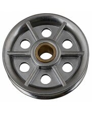 140mm Stainless Steel Pulley Wheel with Brass Bushing for Rope and Wire Rope A4